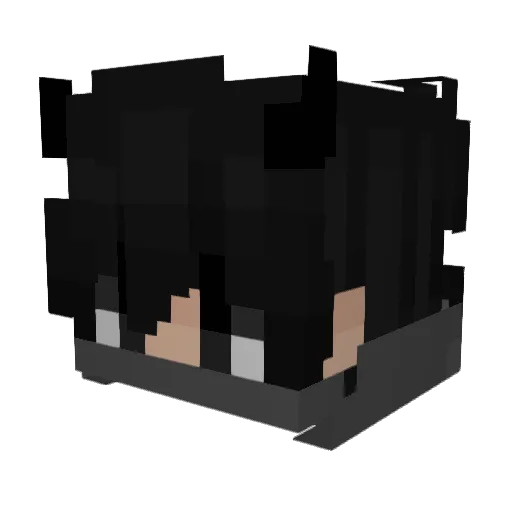 harukaIsBack Minecraft avatar head, 3D render