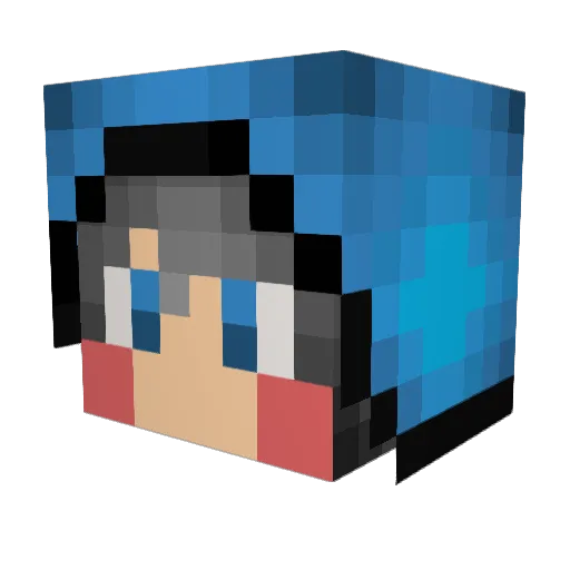 haruki_699 Minecraft avatar head, 3D render