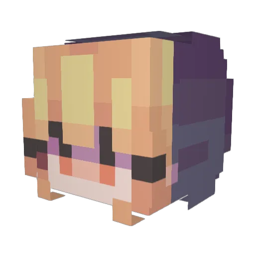 harukikanna Minecraft avatar head, 3D render