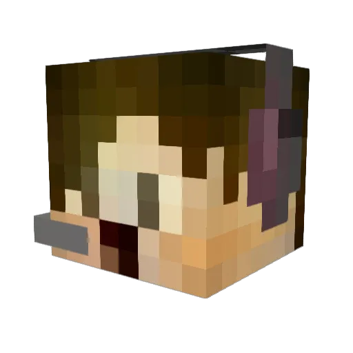 harukoko2929 Minecraft avatar head, 3D render
