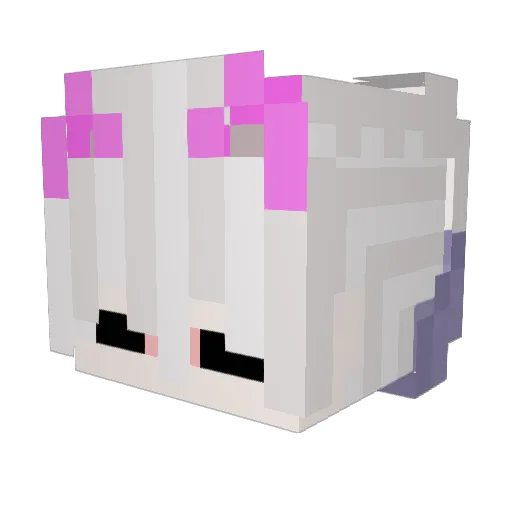 harukqna Minecraft avatar head, 3D render