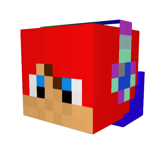 harukun00 Minecraft avatar head, 3D render
