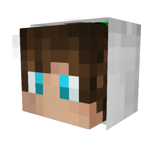 harumaki_CH Minecraft avatar head, 3D render