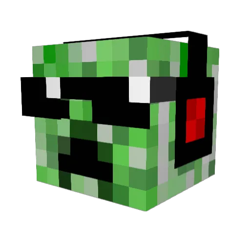 harumichi12 Minecraft avatar head, 3D render