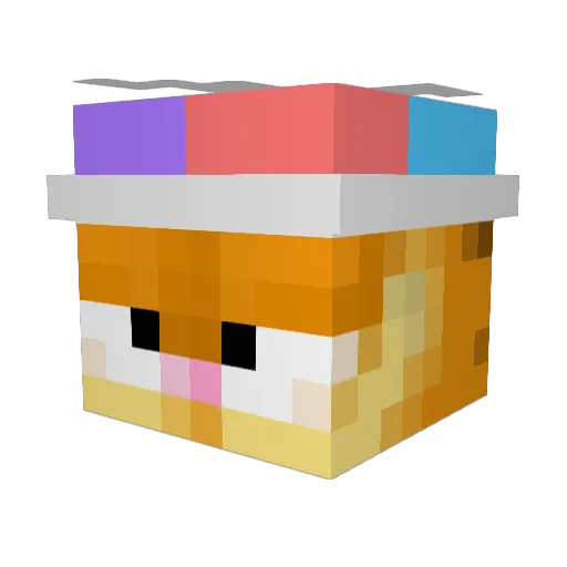 harumii111 Minecraft avatar head, 3D render