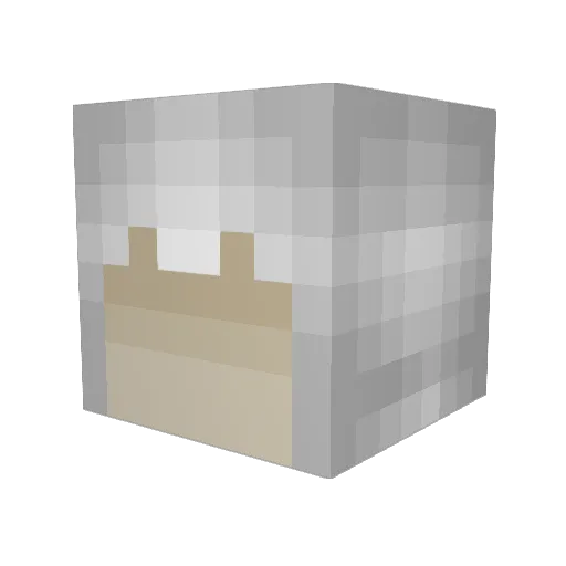 harunstube Minecraft avatar head, 3D render