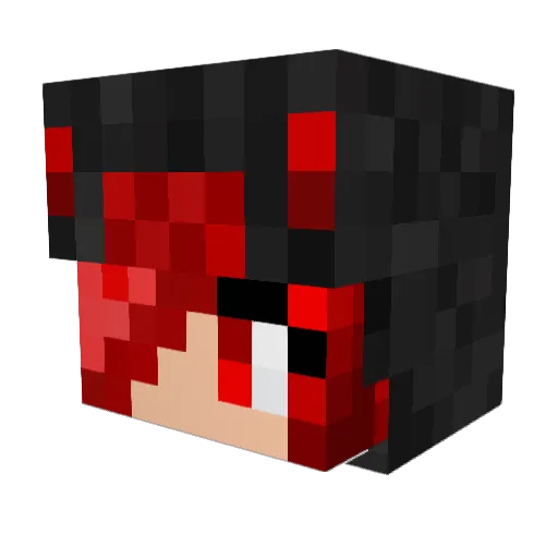 harutn Minecraft avatar head, 3D render