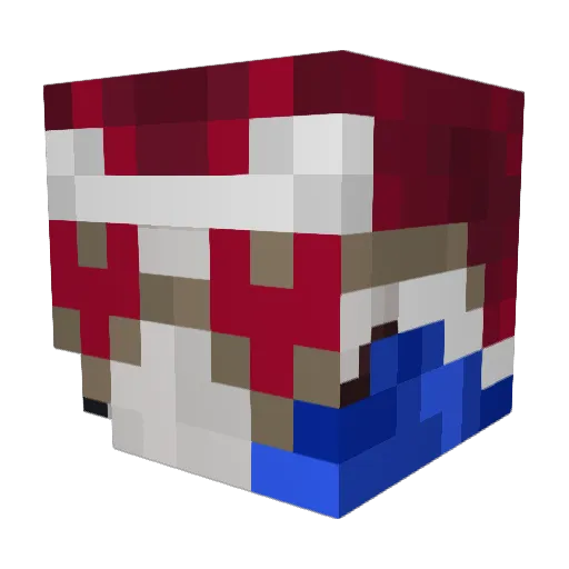 harv_e Minecraft avatar head, 3D render