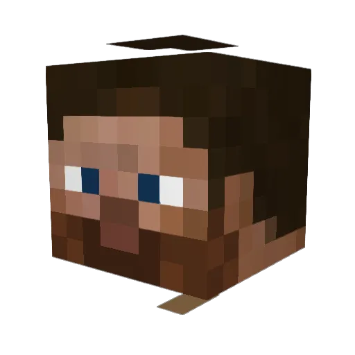 harvardi99 Minecraft avatar head, 3D render