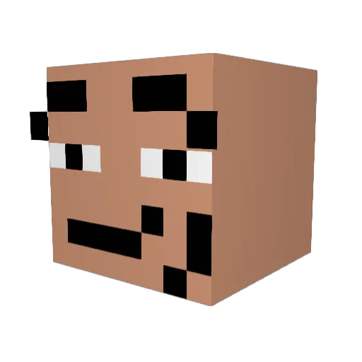 harvey_24 Minecraft avatar head, 3D render