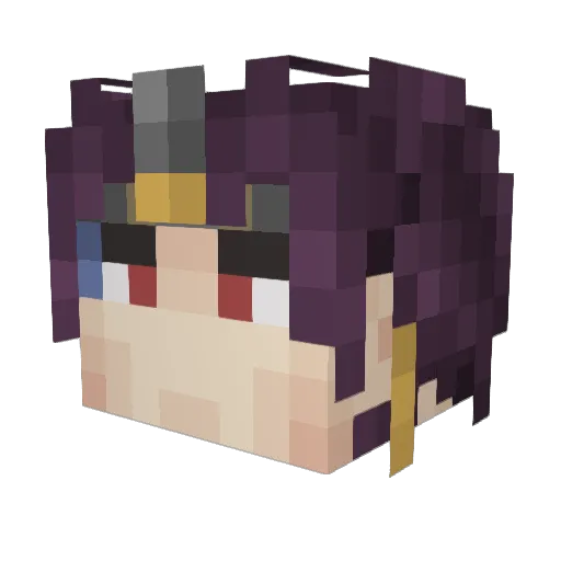 harvty123 Minecraft avatar head, 3D render
