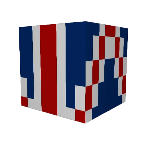 haryalt Minecraft avatar head, 3D render