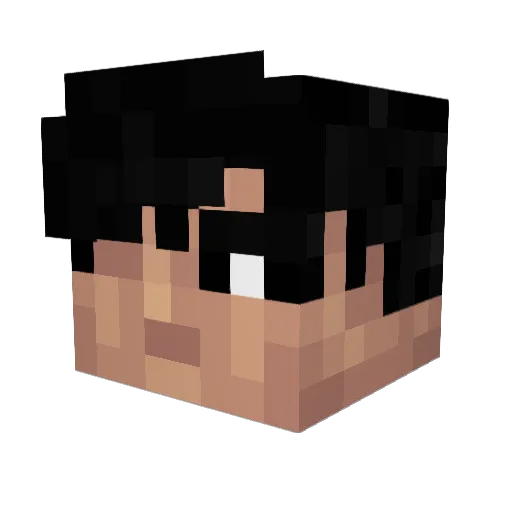 haseo345 Minecraft avatar head, 3D render