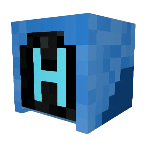 hasetHS Minecraft avatar head, 3D render