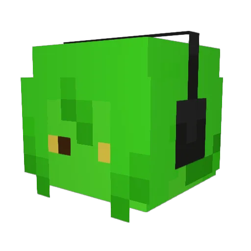 hashcaek Minecraft avatar head, 3D render