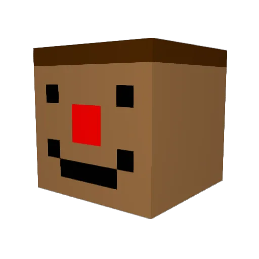 hasheepda Minecraft avatar head, 3D render