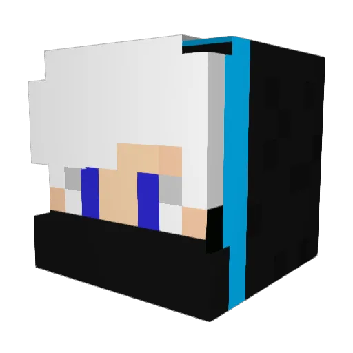 hashman710 Minecraft avatar head, 3D render