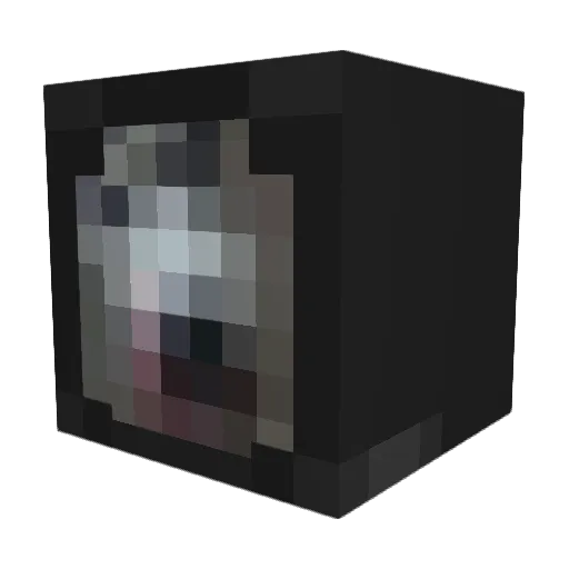 haski12 Minecraft avatar head, 3D render