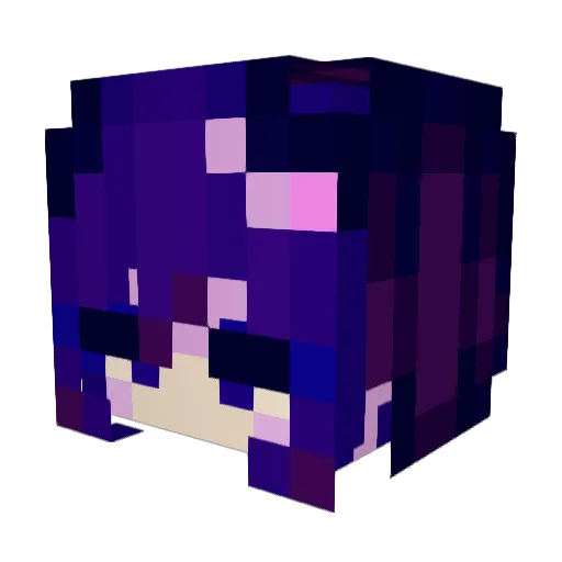 haskir45 Minecraft avatar head, 3D render