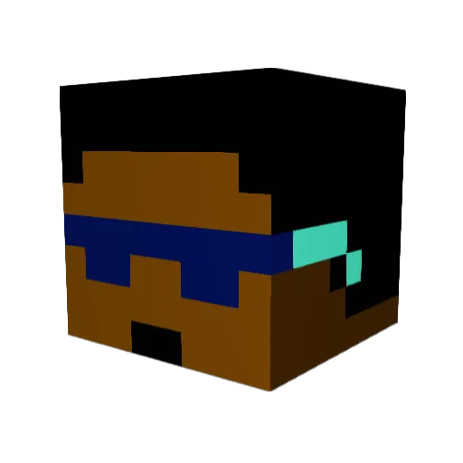 hassandon786 Minecraft avatar head, 3D render