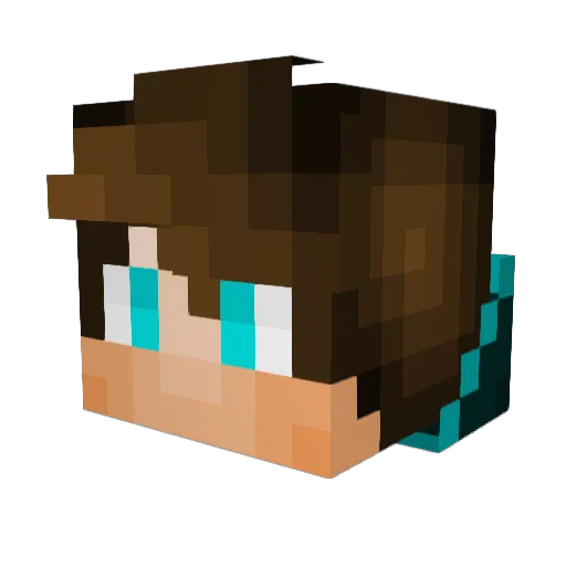 hassanispro Minecraft avatar head, 3D render