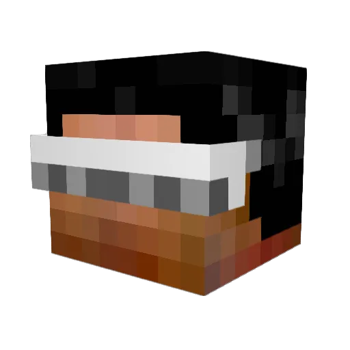 hassler27 Minecraft avatar head, 3D render