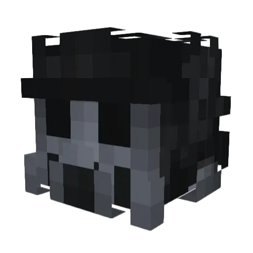 hasurd Minecraft avatar head, 3D render