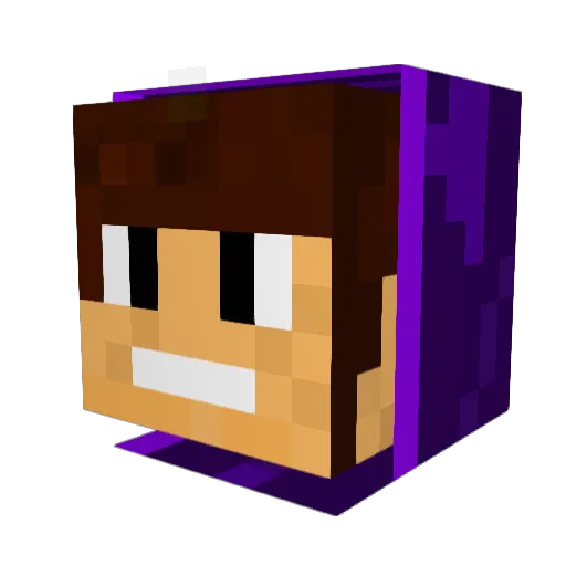 hatch222 Minecraft avatar head, 3D render