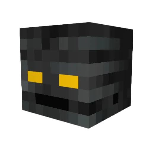 hatefool Minecraft avatar head, 3D render