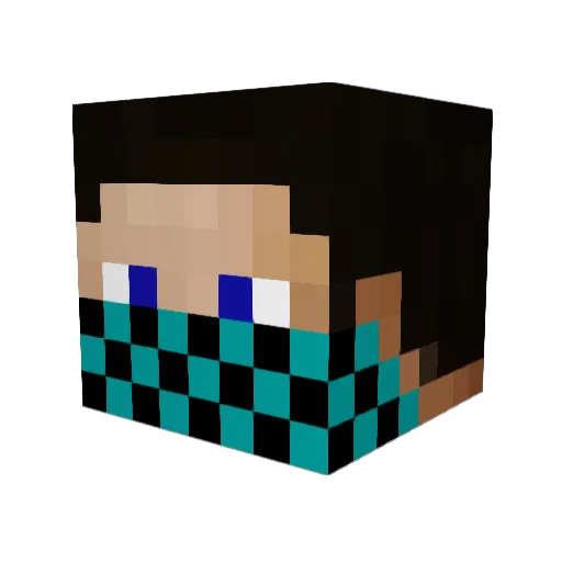 hatem9192 Minecraft avatar head, 3D render