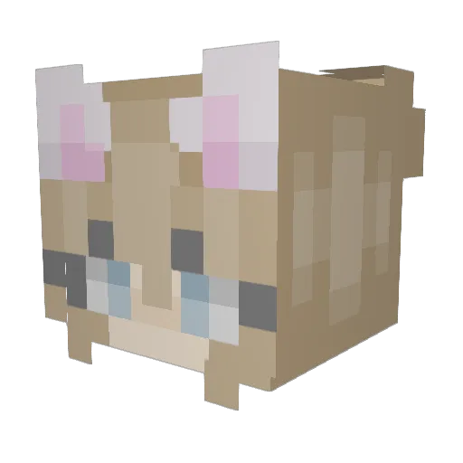 hatesip34 Minecraft avatar head, 3D render