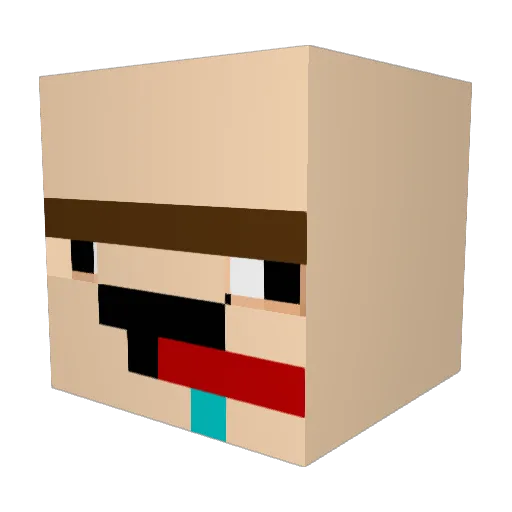 hatesisinsane Minecraft avatar head, 3D render