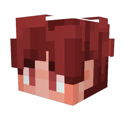 hatif_nat Minecraft avatar head, 3D render