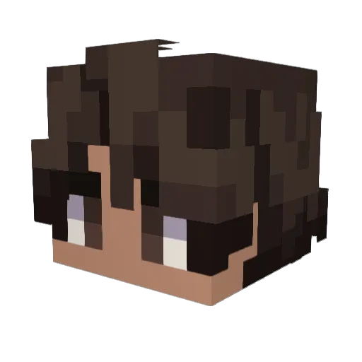 hatmyr Minecraft avatar head, 3D render