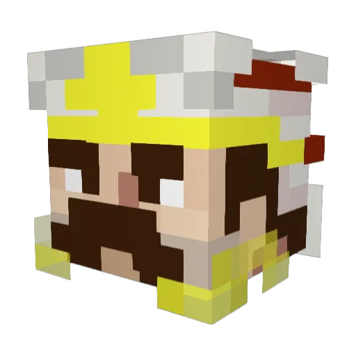 hatran64 Minecraft avatar head, 3D render