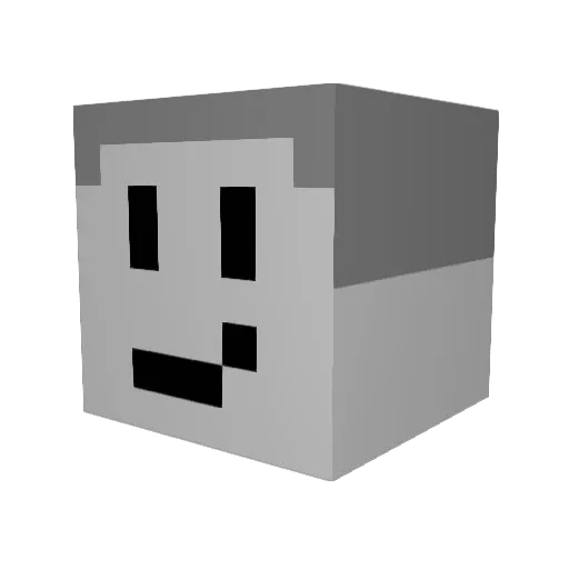 hatshot01 Minecraft avatar head, 3D render