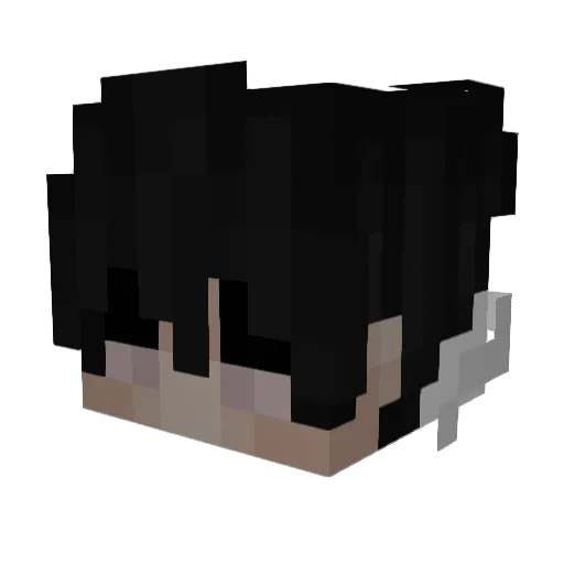 hattibino Minecraft avatar head, 3D render