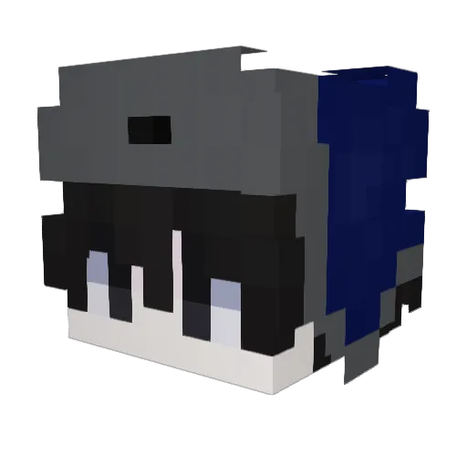 hattivatti_12 Minecraft avatar head, 3D render