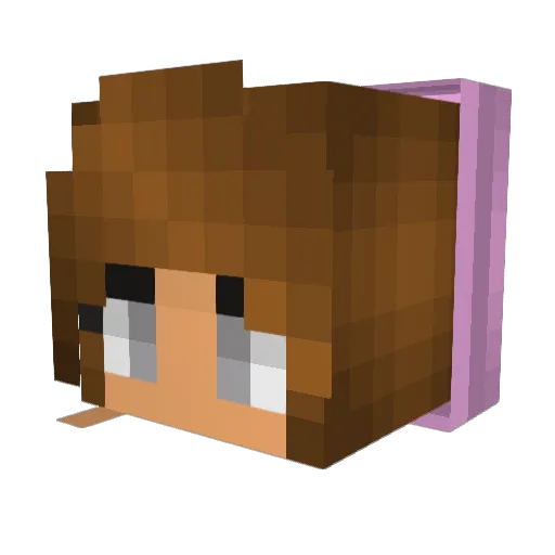 hauke04 Minecraft avatar head, 3D render