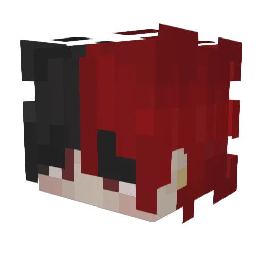 haunt3dgh0st Minecraft avatar head, 3D render
