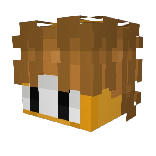 haunt9 Minecraft avatar head, 3D render