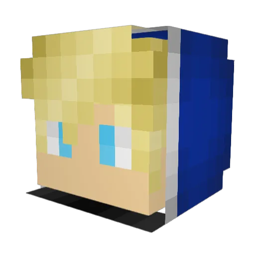 haunted119 Minecraft avatar head, 3D render