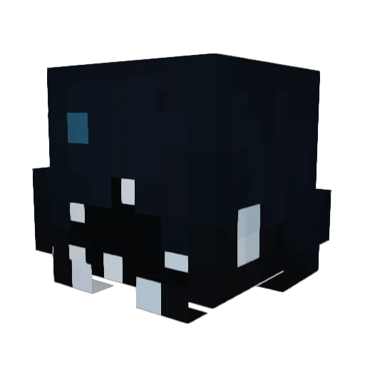 hauntedhood Minecraft avatar head, 3D render