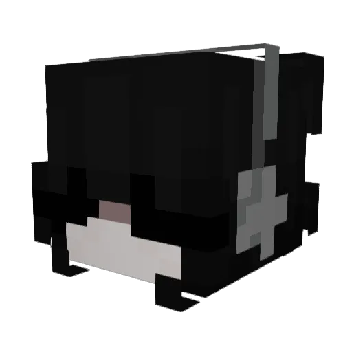 hauthre Minecraft avatar head, 3D render