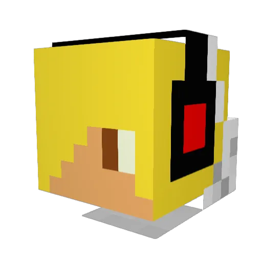 havenhill Minecraft avatar head, 3D render