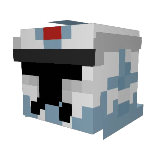 havic99 Minecraft avatar head, 3D render