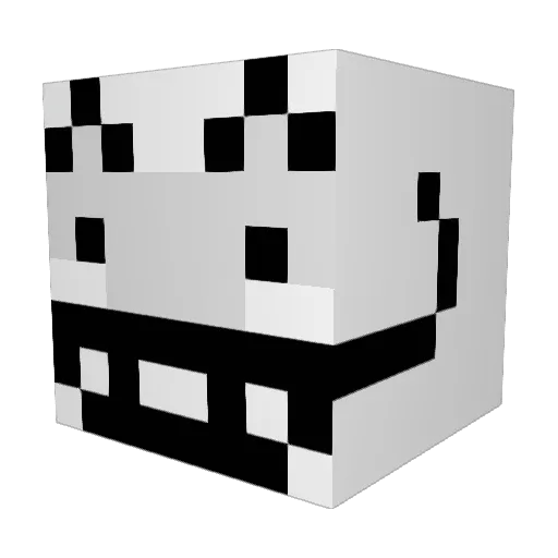 havoc3d Minecraft avatar head, 3D render