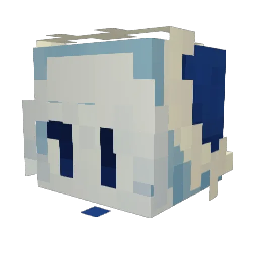 havocduo Minecraft avatar head, 3D render