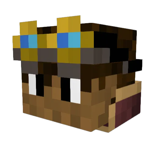 havocxcorp Minecraft avatar head, 3D render