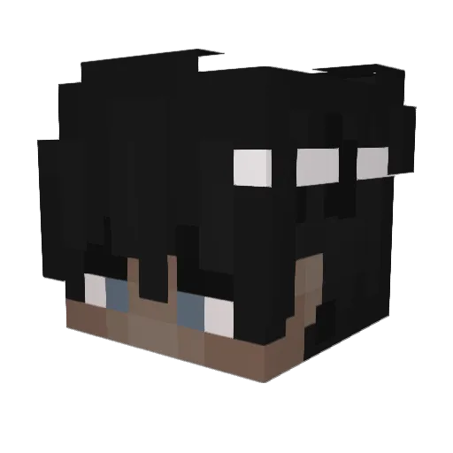 havozx Minecraft avatar head, 3D render